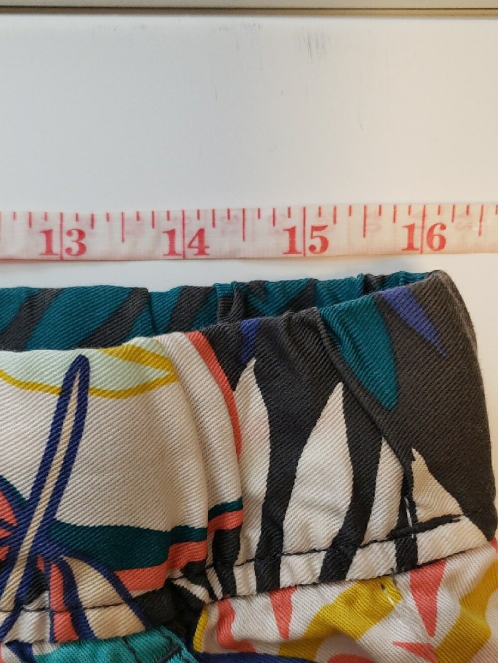 C&C California Tropical Print Drawstring Pants - Blue, Coral, Black - Picture 9 of 9